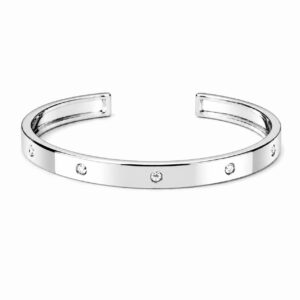 Chrome Dot Cuff